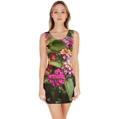 Summer Lantana W Bee Bodycon Dress by Riverwoman