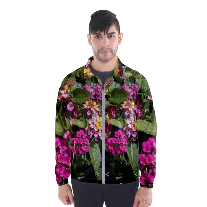 Summer Lantana w Bee Men s Windbreaker