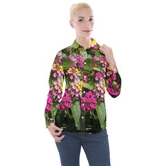 Summer Lantana W Bee Women s Long Sleeve Pocket Shirt