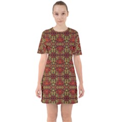 Na A 5 Sixties Short Sleeve Mini Dress