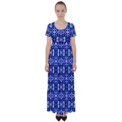 Na A 7 High Waist Short Sleeve Maxi Dress by ArtworkByPatrick