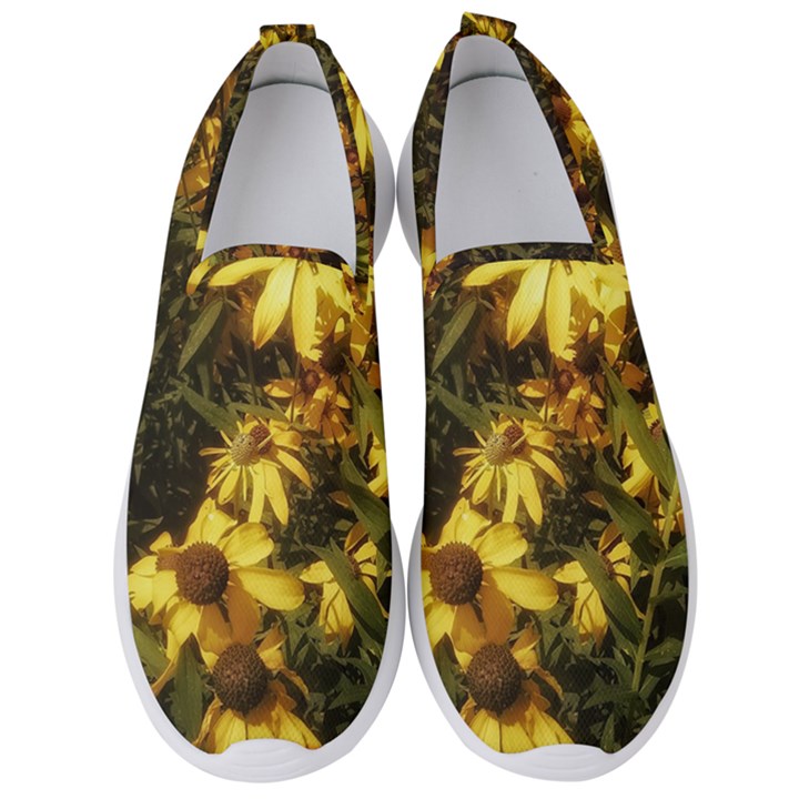 Echinacea paradoxa Men s Slip On Sneakers