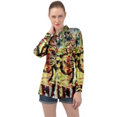 Little Bird Long Sleeve Satin Shirt