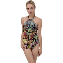 Little Bird Go With The Flow One Piece Swimsuit by bestdesignintheworld