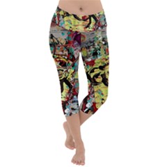 Little Bird Lightweight Velour Capri Yoga Leggings