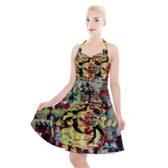 Little Bird 1 1 Halter Party Swing Dress  by bestdesignintheworld