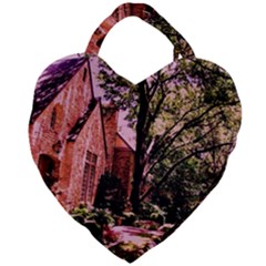 Hot Day In  Dallas 6 Giant Heart Shaped Tote by bestdesignintheworld