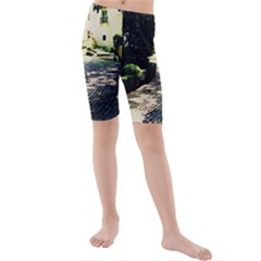 Hot Day In Dallas 1 Kids  Mid Length Swim Shorts by bestdesignintheworld