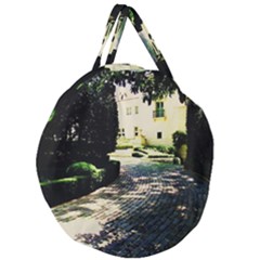 Hot Day In Dallas 1 Giant Round Zipper Tote by bestdesignintheworld