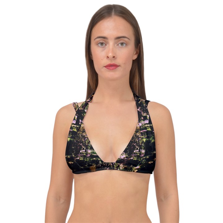 Hot Day In Dallas 3 Double Strap Halter Bikini Top