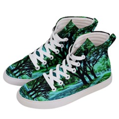 Hot Day In Dallas 5 Women s Hi-top Skate Sneakers by bestdesignintheworld