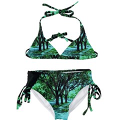 Hot Day In Dallas 5 Kids  Classic Bikini Set by bestdesignintheworld