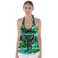 Hot Day In Dallas 5 Babydoll Tankini Top by bestdesignintheworld