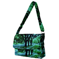 Hot Day In Dallas 5 Full Print Messenger Bag by bestdesignintheworld