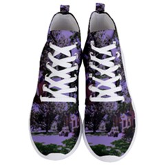 Hot Day In Dallas 4 Men s Lightweight High Top Sneakers by bestdesignintheworld