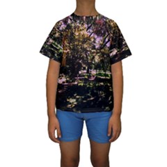 Hot Day In Dallas 3 Kids  Short Sleeve Swimwear by bestdesignintheworld