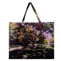 Hot Day In Dallas 3 Zipper Large Tote Bag by bestdesignintheworld