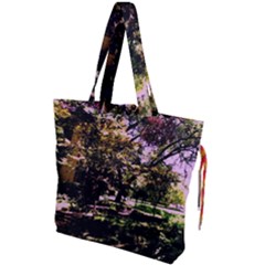 Hot Day In Dallas 3 Drawstring Tote Bag by bestdesignintheworld