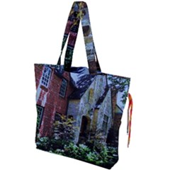 Hot Day In Dallas 7 Drawstring Tote Bag by bestdesignintheworld