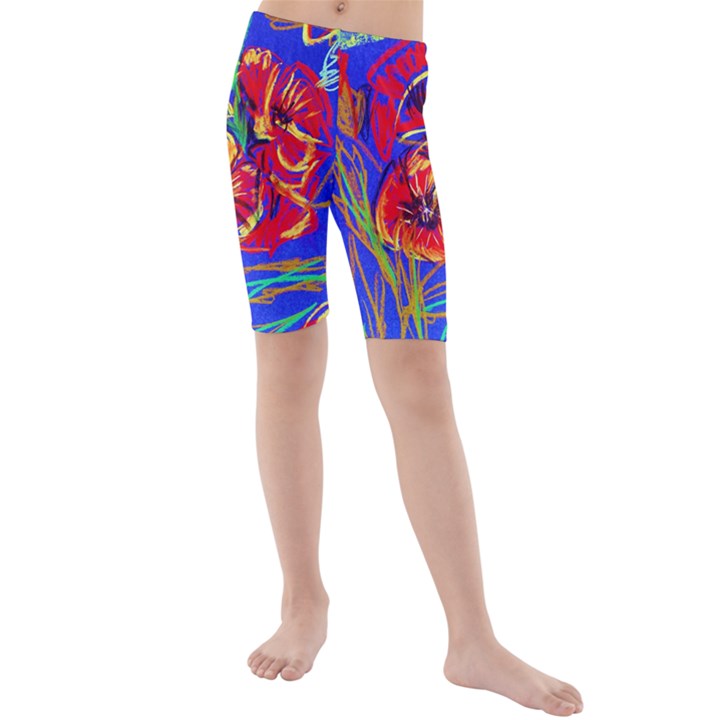 Poppies Kids  Mid Length Swim Shorts