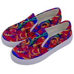 Poppies Kids  Canvas Slip Ons by bestdesignintheworld