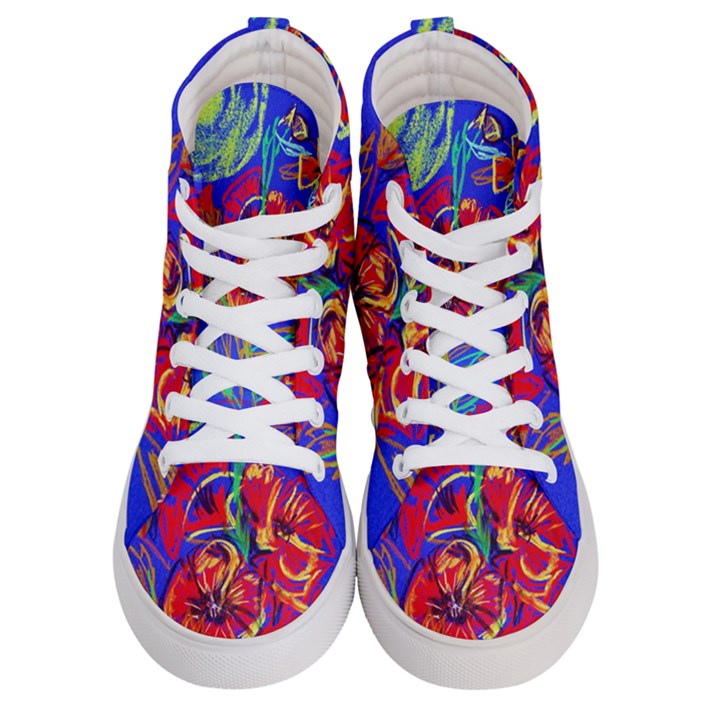 Poppies Women s Hi-Top Skate Sneakers