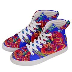 Poppies Women s Hi-top Skate Sneakers by bestdesignintheworld