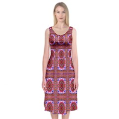 New Arrivals-a-8 Midi Sleeveless Dress by ArtworkByPatrick