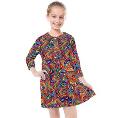 New Arrivals-a-9 Kids  Quarter Sleeve Shirt Dress by ArtworkByPatrick