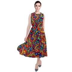 New Arrivals-a-9 Round Neck Boho Dress by ArtworkByPatrick