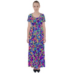 New Arrivals-a-11 High Waist Short Sleeve Maxi Dress by ArtworkByPatrick