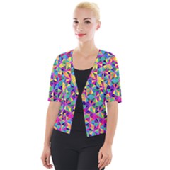 New Arrivals-a-11 Cropped Button Cardigan by ArtworkByPatrick