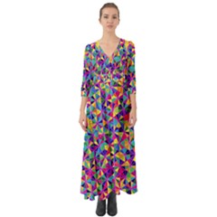 New Arrivals-a-11 Button Up Boho Maxi Dress by ArtworkByPatrick