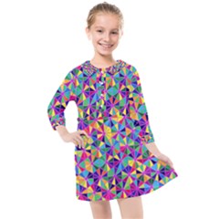 New Arrivals-a-11 Kids  Quarter Sleeve Shirt Dress by ArtworkByPatrick