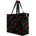 Strawberries pattern Canvas Travel Bag View2