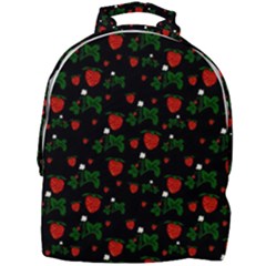 Strawberries Pattern Mini Full Print Backpack by bloomingvinedesign