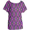 Colorful Diamonds Variation 4 Women s Oversized Tee View1