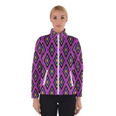 Colorful Diamonds Variation 4 Winter Jacket by bloomingvinedesign