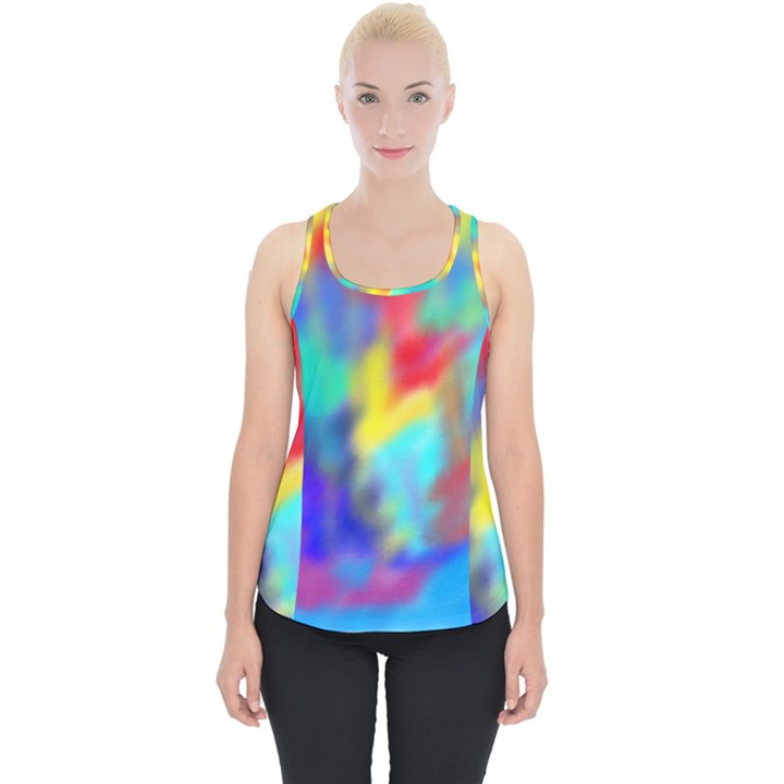 Soft color blend Piece Up Tank Top