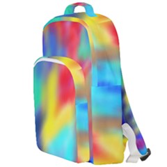 Soft Color Blend Double Compartment Backpack by bloomingvinedesign