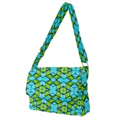 New Arrivals-a-12 Full Print Messenger Bag by ArtworkByPatrick