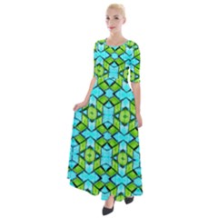 New Arrivals-a-12 Half Sleeves Maxi Dress by ArtworkByPatrick