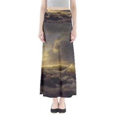 Andreas Achenbach Sea Ocean Water Full Length Maxi Skirt by Sudhe