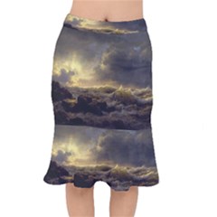 Andreas Achenbach Sea Ocean Water Short Mermaid Skirt by Sudhe