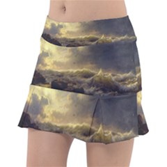 Andreas Achenbach Sea Ocean Water Tennis Skirt by Sudhe