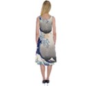 Image Woodblock Printing Woodcut Midi Sleeveless Dress View2