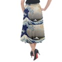 Image Woodblock Printing Woodcut Midi Mermaid Skirt View2