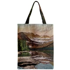 Glacier National Park Scenic View Zipper Classic Tote Bag by Sudhe