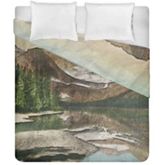 Glacier National Park Scenic View Duvet Cover Double Side (california King Size) by Sudhe