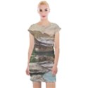 Glacier National Park Scenic View Cap Sleeve Bodycon Dress View1